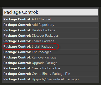 Install Package