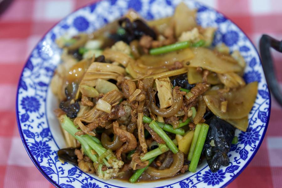 乡村大席小炒（要的免🌶，不然会更好吃）