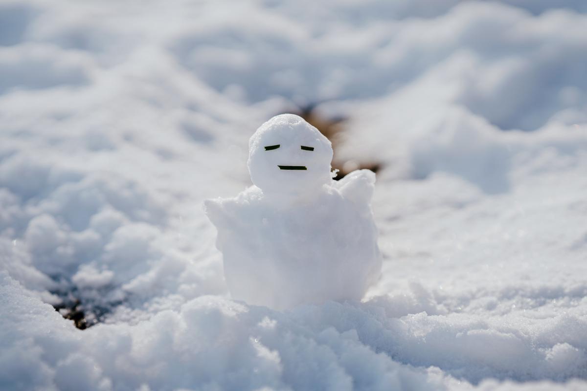 小雪人(媳妇做的) 小雪人(媳妇做的)