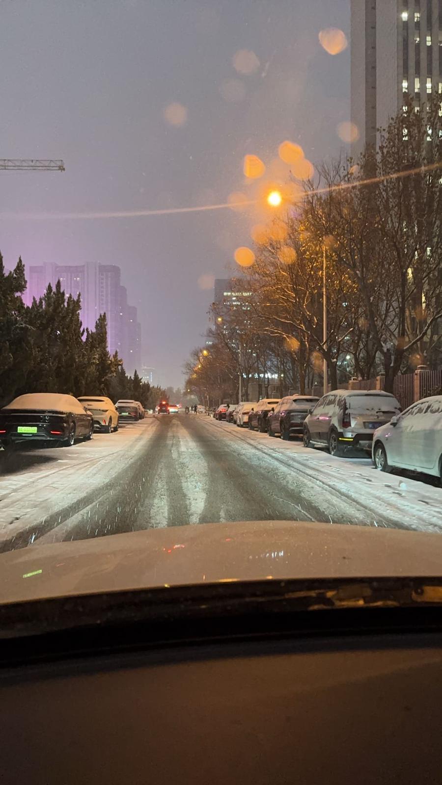 刚出门时的路况