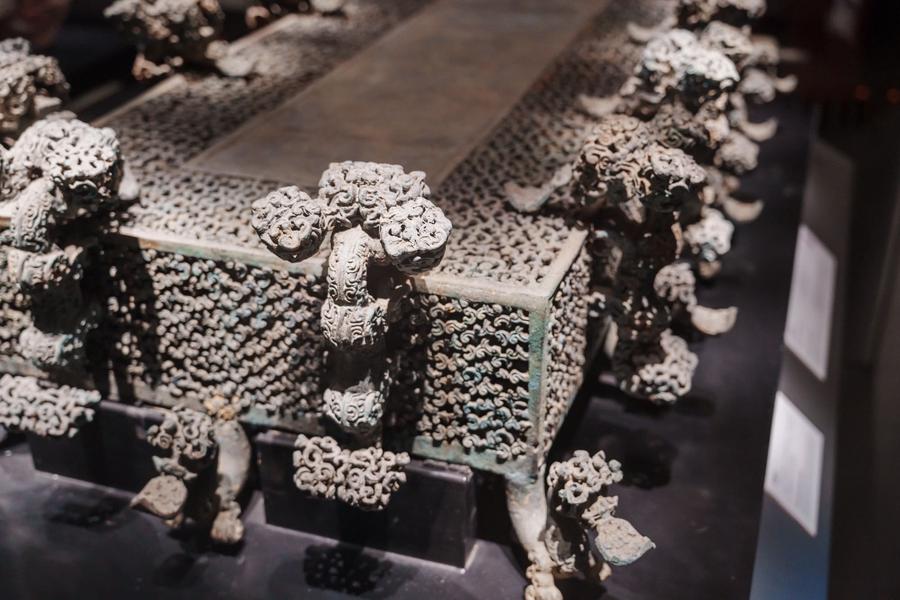 云纹铜禁-局部 云纹铜禁-局部